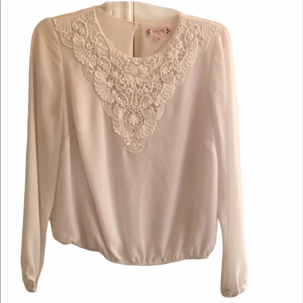 Romantic lace Nanette Lepore top